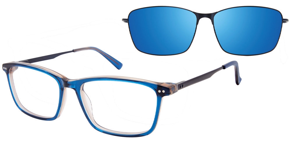 Revolution w/Magnetic Clip Ons Colton w/Magnetic Clip-On Eyeglasses