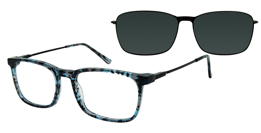 Revolution w/Magnetic Clip Ons Daniel w/Magnetic Clip-On Eyeglasses