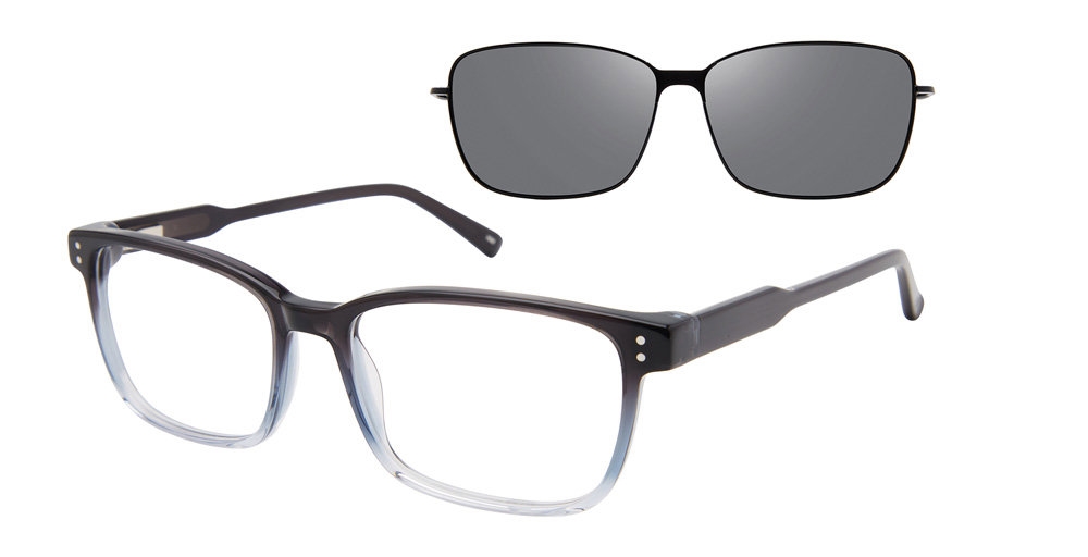Revolution w/Magnetic Clip Ons Levi w/Magnetic Clip-On Eyeglasses