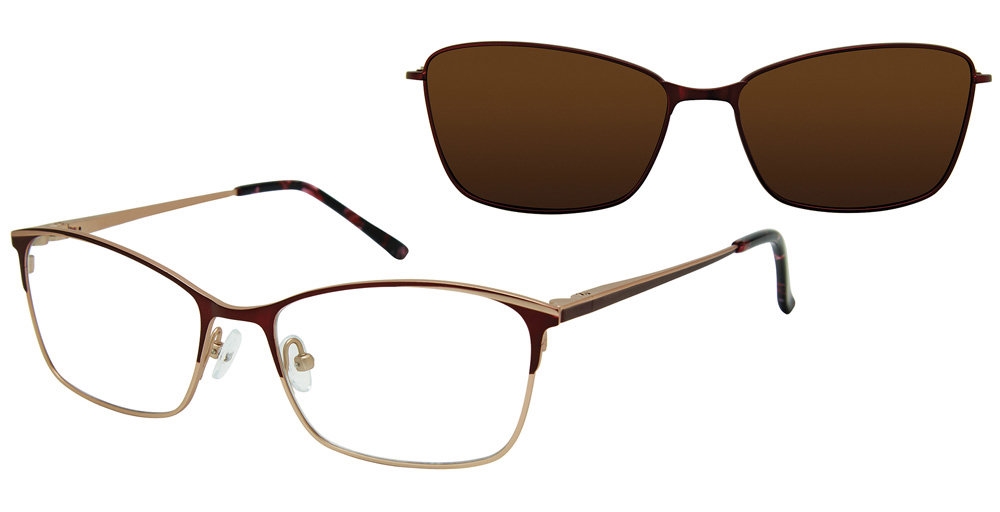 Revolution w/Magnetic Clip Ons Lisbeth w/Magnetic Clip-On Eyeglasses