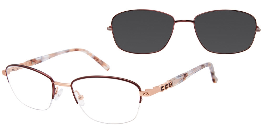 Revolution w/Magnetic Clip Ons Stephanie w/Magnetic Clip-On Eyeglasses