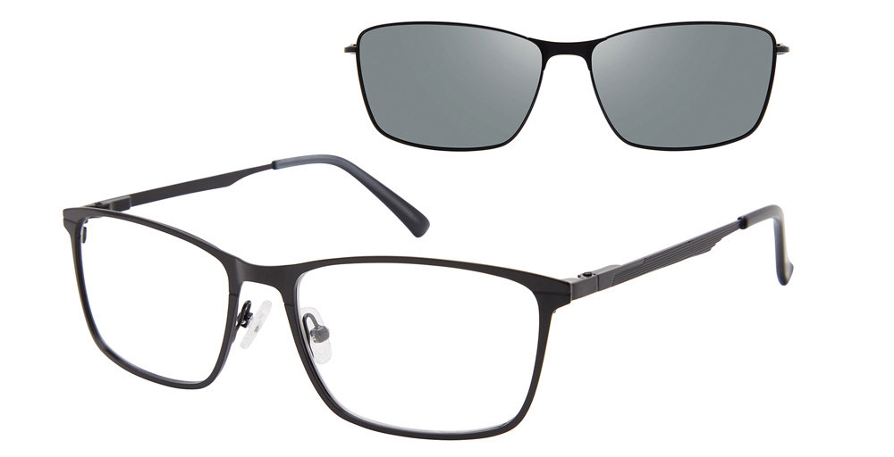 Revolution w/Magnetic Clip Ons Vincent w/Magnetic Clip-On Eyeglasses