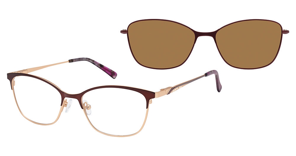 Revolution w/Magnetic Clip Ons Vivian w/Magnetic Clip-On Eyeglasses