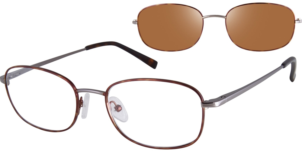 Revolution w/Magnetic Clip Ons Reno w/Polarized Clip-On Eyeglasses
