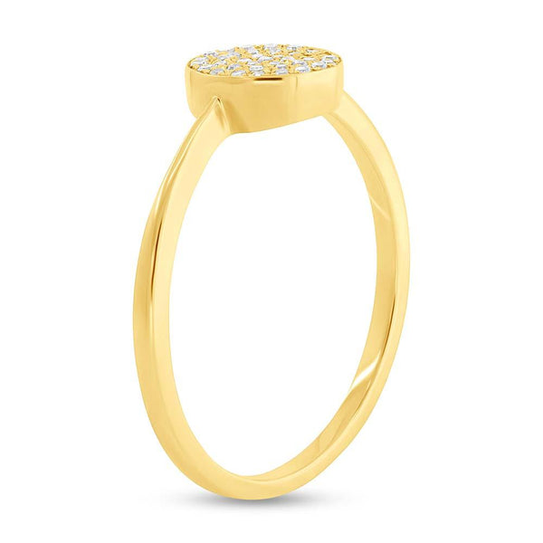 Shy Creation 0.11Ct Diamond Pave Ring SC22003618