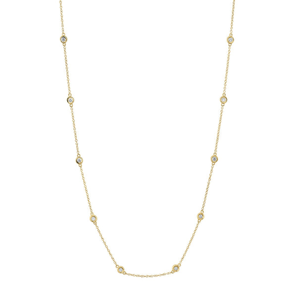 Shy Creation 0.28Ct 18" Diamonds By The Yard Chain SC22003838