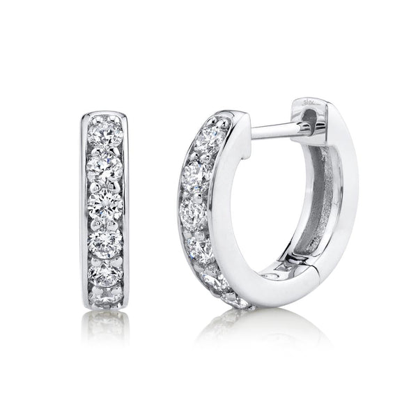 0.39CT DIAMOND HUGGIE EARRING