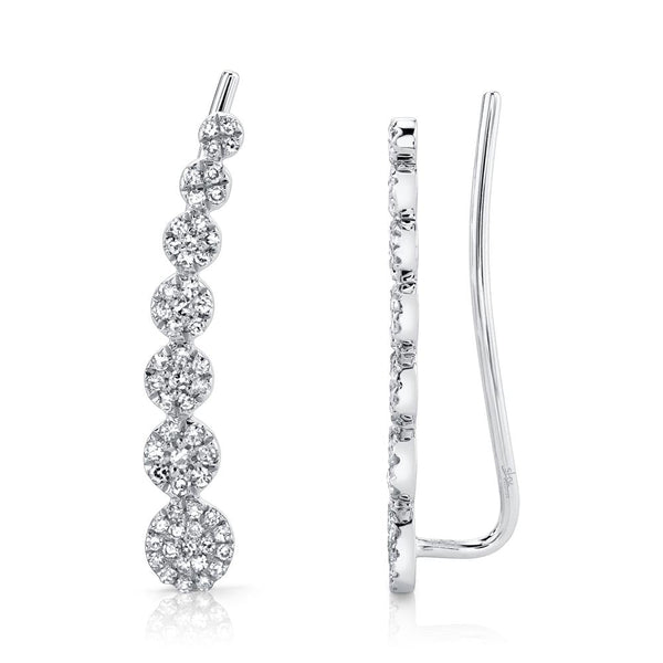 Shy Creation 0.25Ct Diamond Ear Crawler Earring SC55002407
