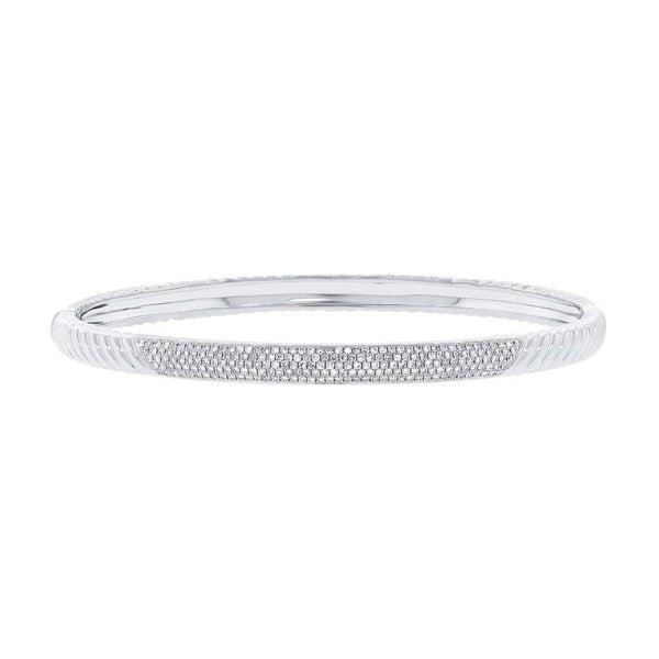 0.56CT DIAMOND PAVE BANGLE