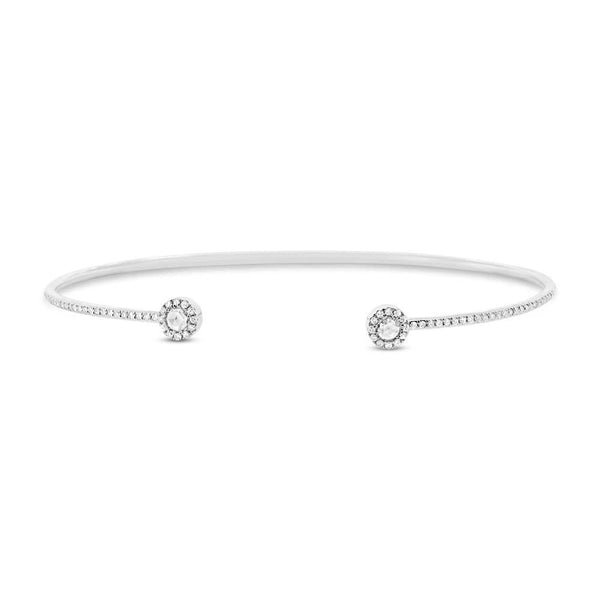 0.33CT DIAMOND ROSE CUT BANGLE