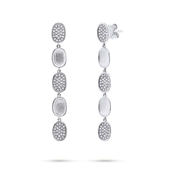 0.33CT DIAMOND PAVE EARRING