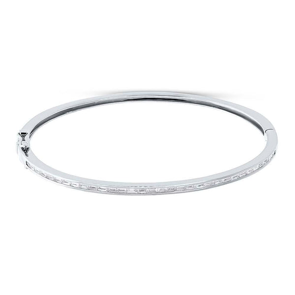 0.60CT DIAMOND BAGUETTE BANGLE