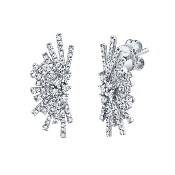 0.39CT DIAMOND STUD EARRING