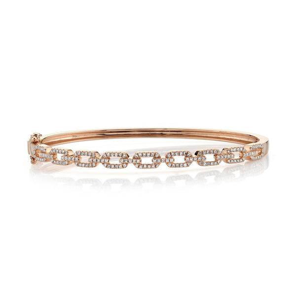 0.44CT DIAMOND LINK BANGLE
