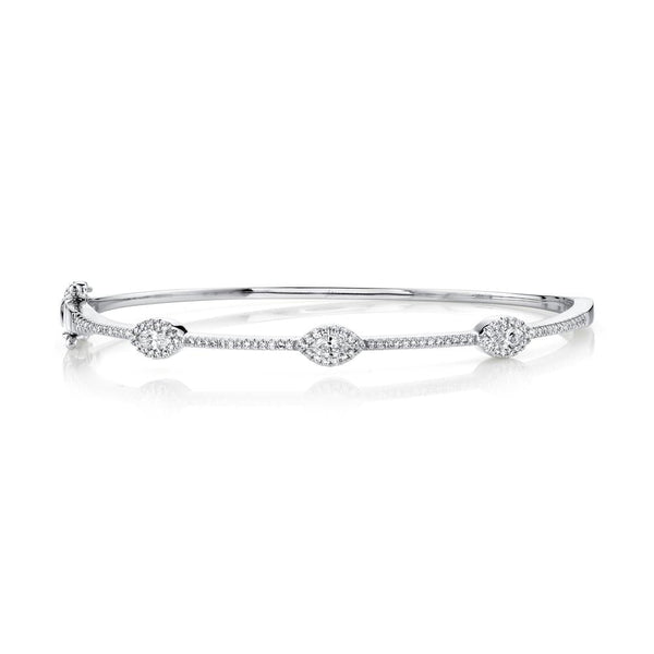 0.60CT DIAMOND MARQUISE BANGLE