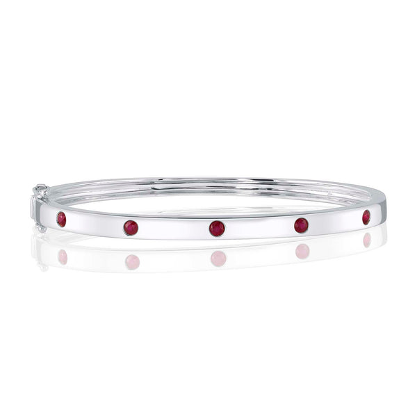 0.38CT RUBY BANGLE