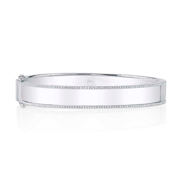 0.42CT DIAMOND ID BANGLE