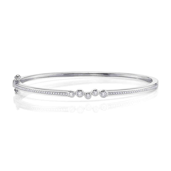 0.34CT DIAMOND BEZEL BANGLE