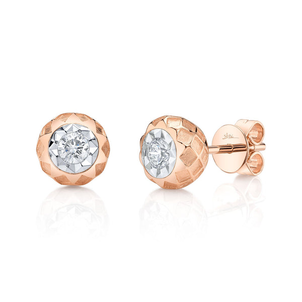 0.22CT DIAMOND STUD EARRING