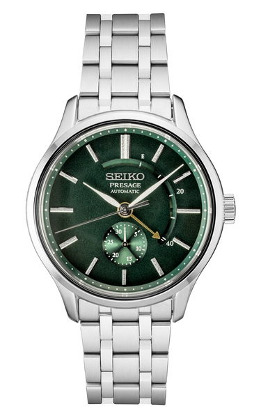 Seiko Presage SSA397 Green Dial Power Reserve