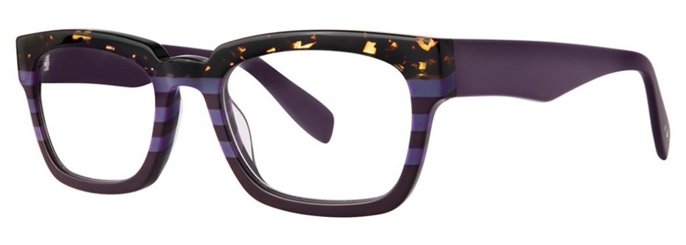 Scojo New York Readers Benson street - Purple Black Tortoise Eyeglasses