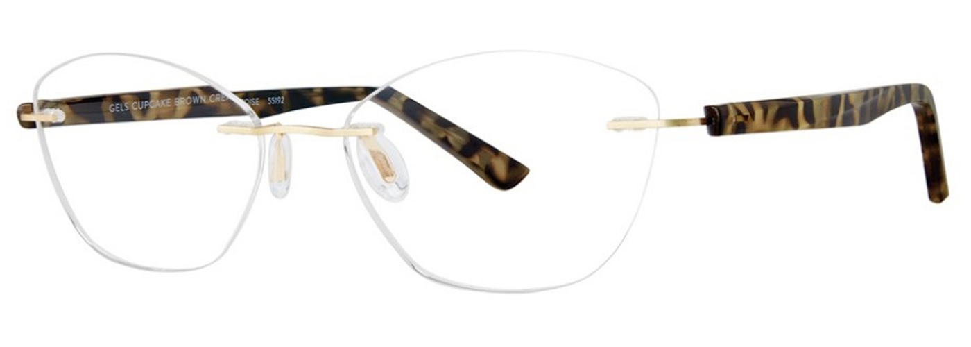 Scojo New York Readers Gels Cupcake - Brown Cream Tortoise Eyeglasses