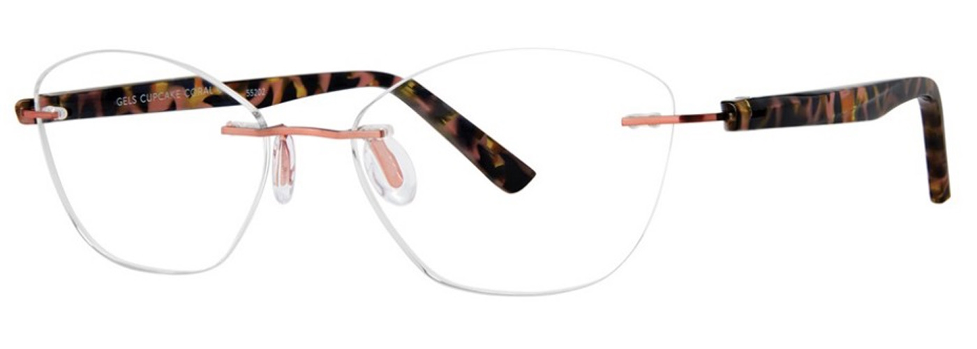 Scojo New York Readers Gels Cupcake - Coral Crunch Eyeglasses