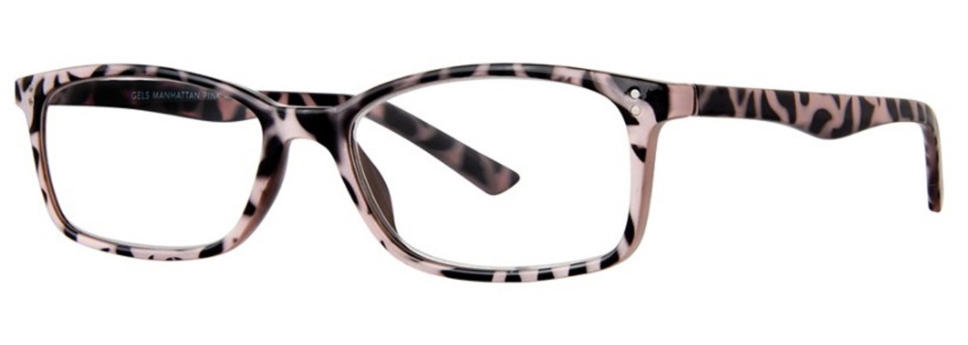 Scojo New York Readers Gels Manhattan - Pink And Black Eyeglasses