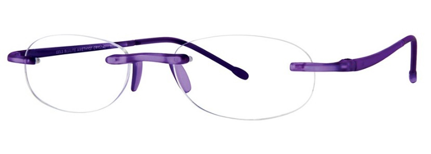 Scojo New York Readers Gels Original BluLite - Amethyst Crystal Eyeglasses
