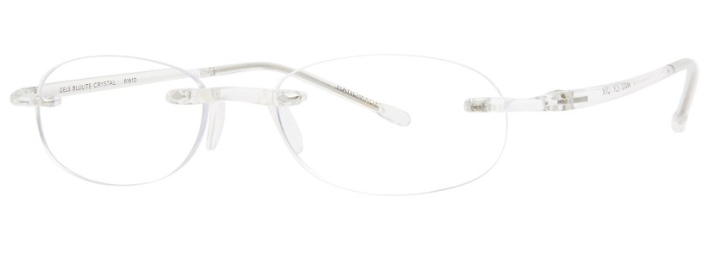 Scojo New York Readers Gels Original BluLite - Crystal Eyeglasses