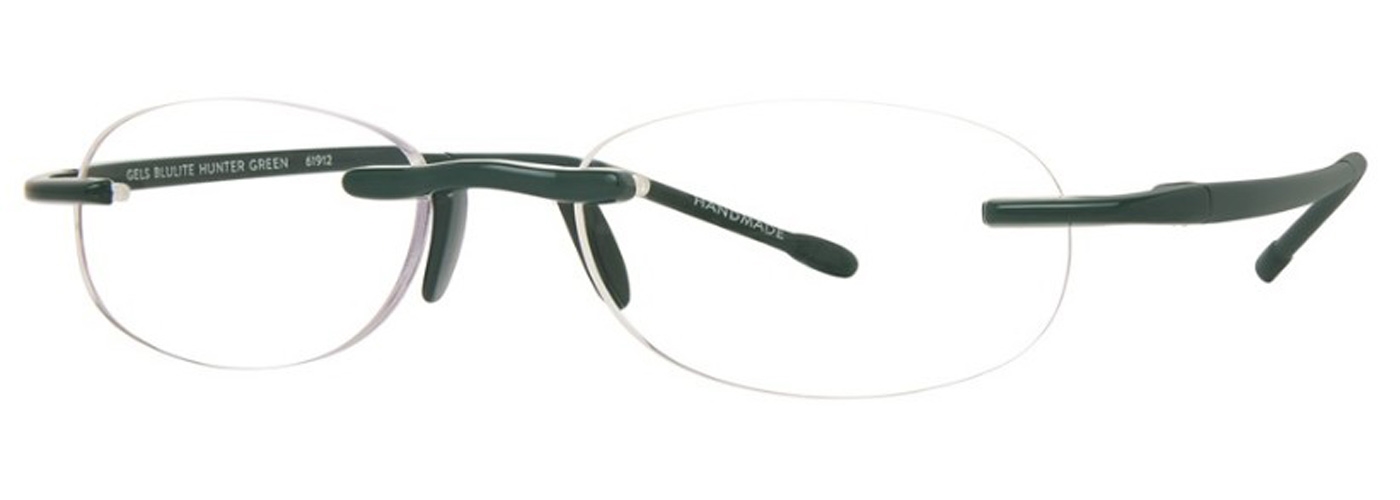 Scojo New York Readers Gels Original BluLite - Hunter Green Eyeglasses