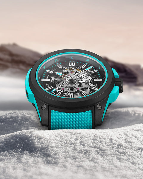 Norqain Wild One Skeleton 42Mm Turquoise NNQ3000QBQ1AS/B007