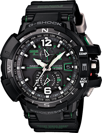 Casio G-Shock GWA1100-1A3 Multiband G-Aviation Solar