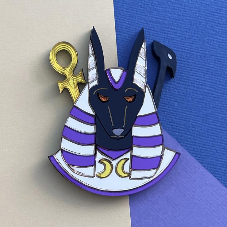 Anubis Brooch By Wintersheart