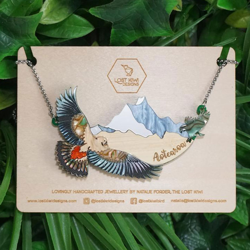 Aotearoa Necklace By Lost Kiwi Designs