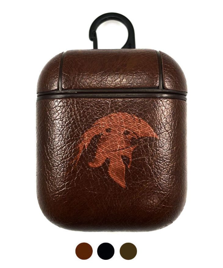 Apple AirPods 1 2 Pro Charging Case Leather Cover Spartan Warrior Helmet  #43