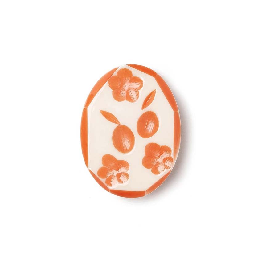 Apricot Cream Brooch By Splendette
