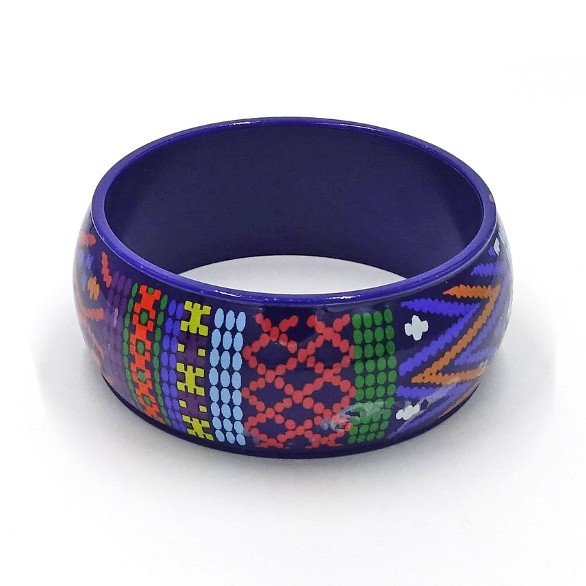 Vintage Avon Color Collage Bangle Bracelet 1988