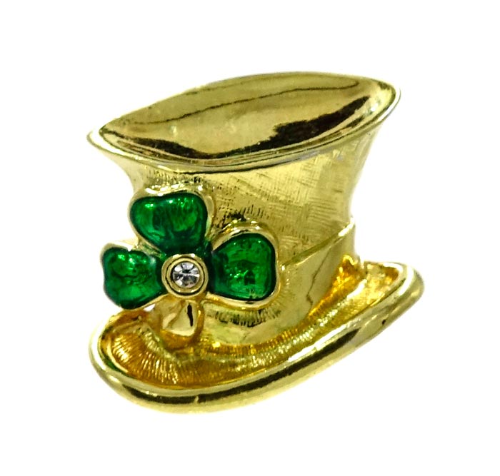 Vintage Avon Irish Top Hat Pin