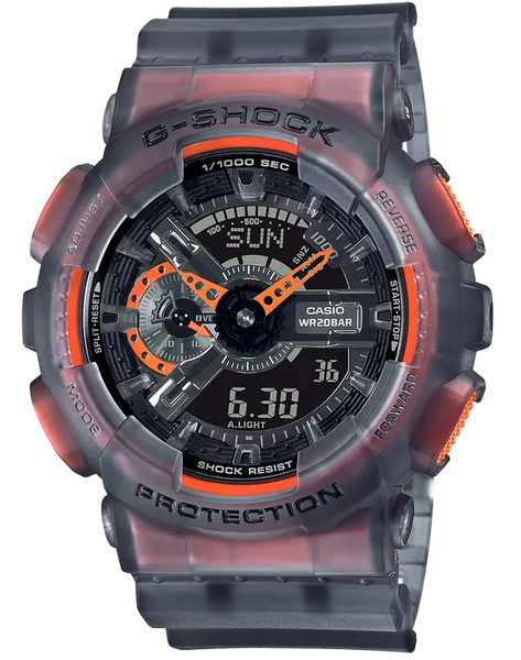 Casio G-Shock GA110LS-1A Speed Indicator Semi-Transparent