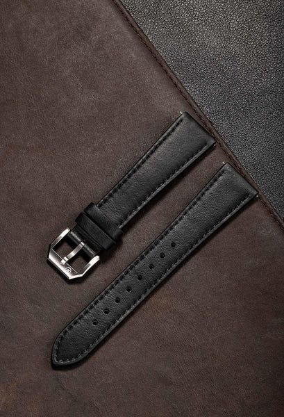 Black Leather Classic Strap Nz17Ab