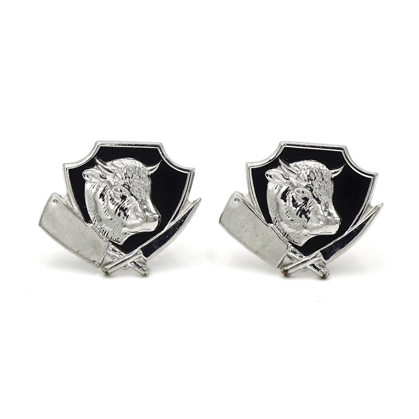 Vintage Butcher Cow Cuff Links