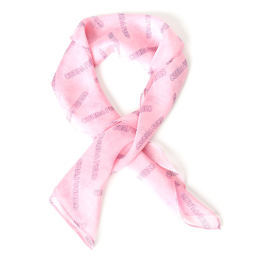 Pink Candyland Print Hair Scarf By Hasbro Gaming X Unique Vintage