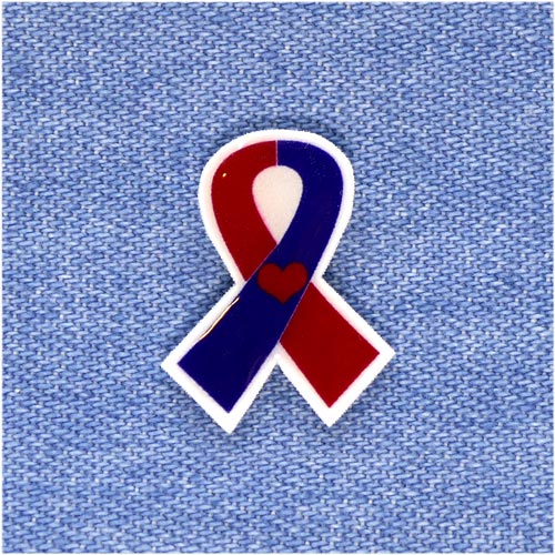 CHD Awareness Ribbon Pin
