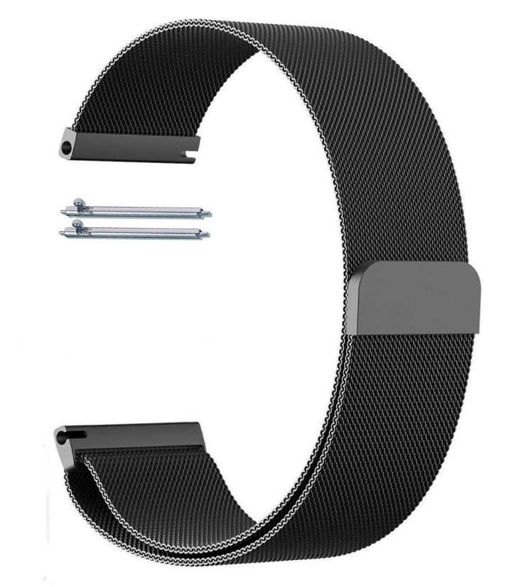 Citizen Black Magnetic Clasp Steel Metal Mesh Milanese Bracelet Watch Band Strap #5042