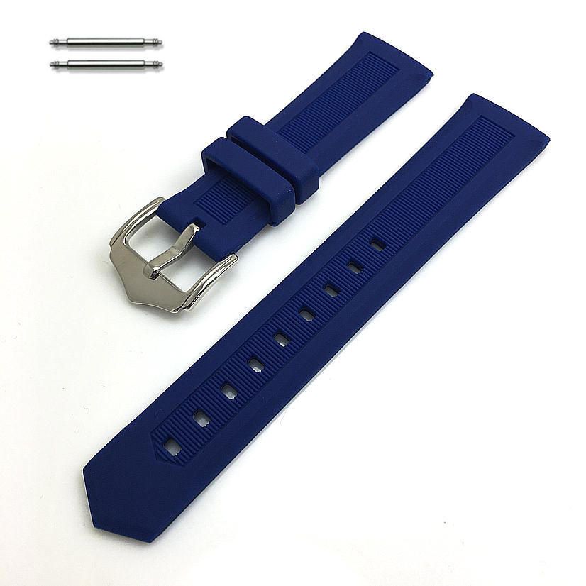 Citizen Compatible Blue Silicone Replacement Watch Band Strap #4413