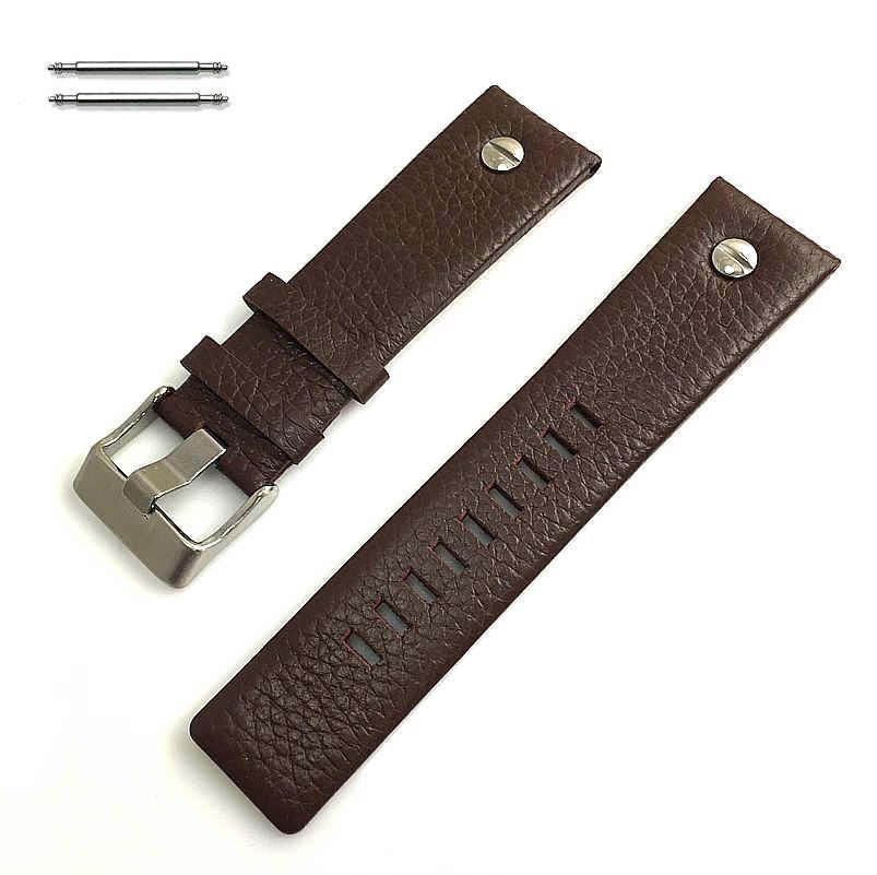 Citizen Compatible Brown Leather Strap Replacement Watch Band Silver Buckle #1532