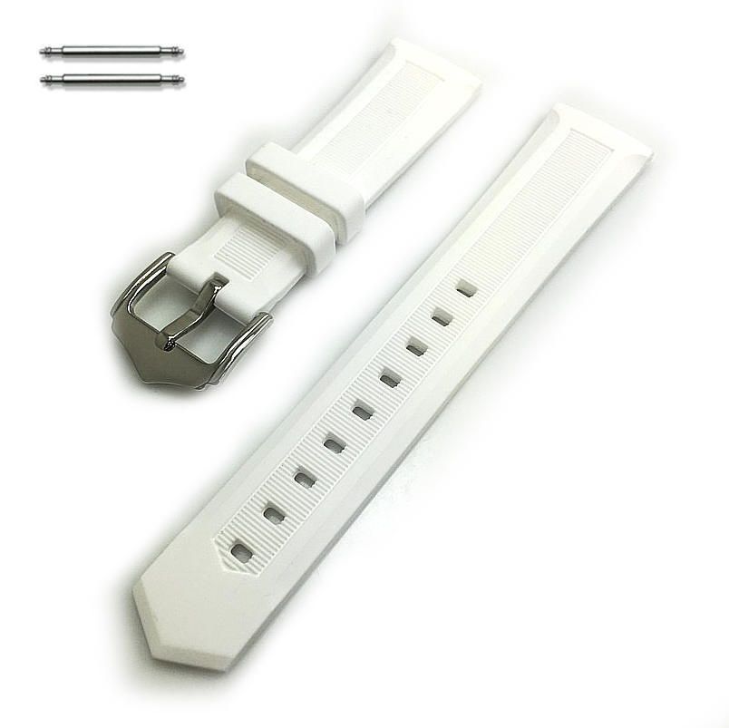 Citizen Compatible White Silicone Replacement Watch Band Strap #4412
