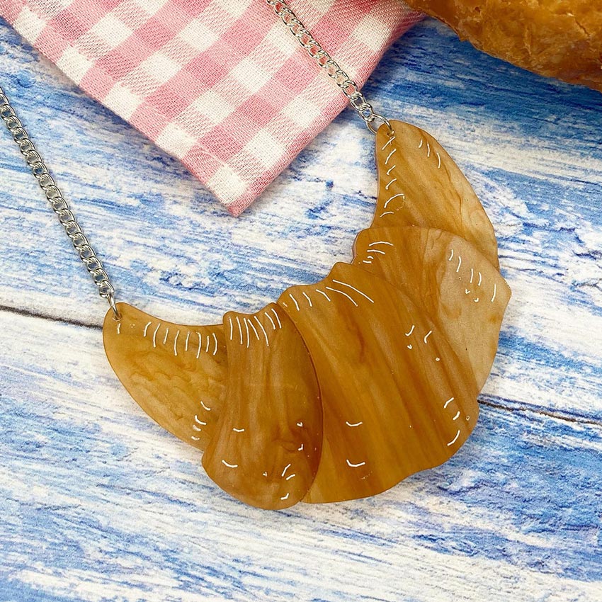 Croissant Necklace By Kimchi And Coconut