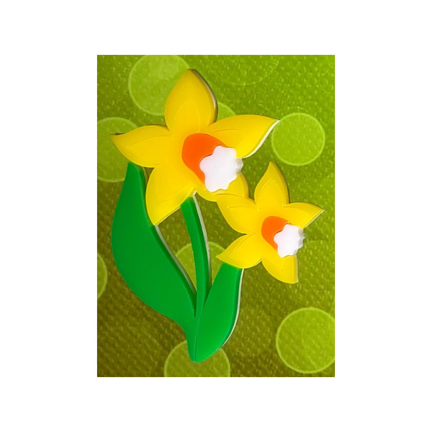 Daffodil Brooch V2 Brooch By Tantalising Treasures